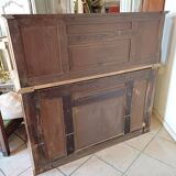 Antique desk with 15 drawers, professional furniture.