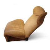 Vintage Lounge Chair Model Wink By Toshiyuki Kita For Cassina 1980s