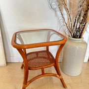 Rattan coffee table
