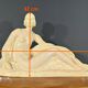 Sculpture « Jeune femme parmi les fleurs », Odyv, Manufacture Berlot-Mussier, Art Déco