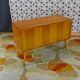 Bureau design vintage en hêtre année 1960.