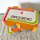 Verres vintage fleuris Arcoroc