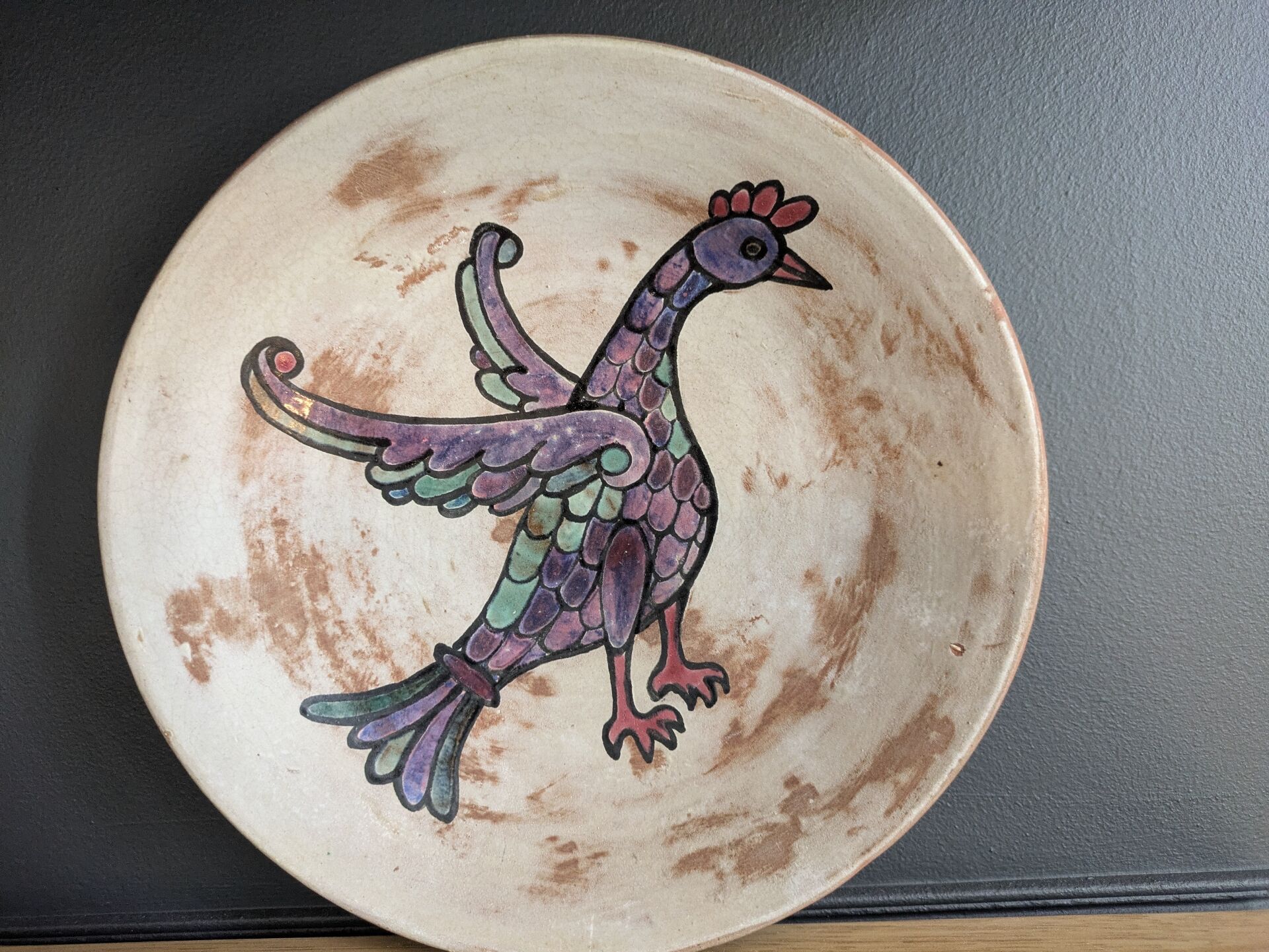 Plate "St Cannat", 1950s-60s