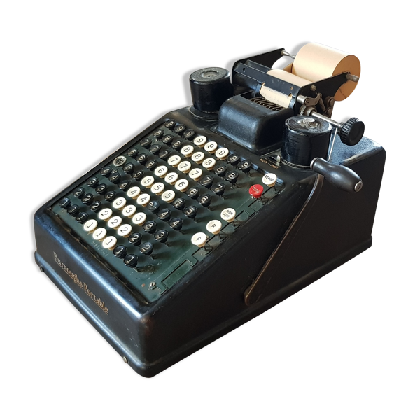 Machine à calculer burroughs années 1925 | Selency