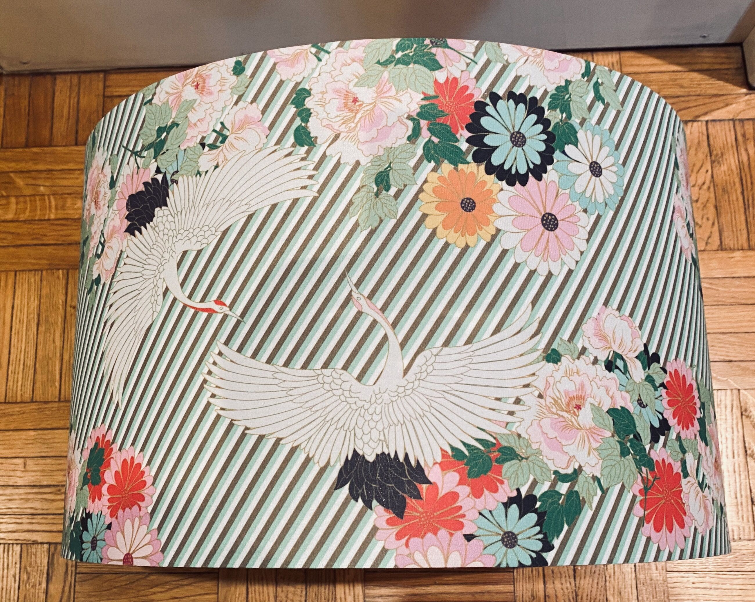 Fabric lampshade