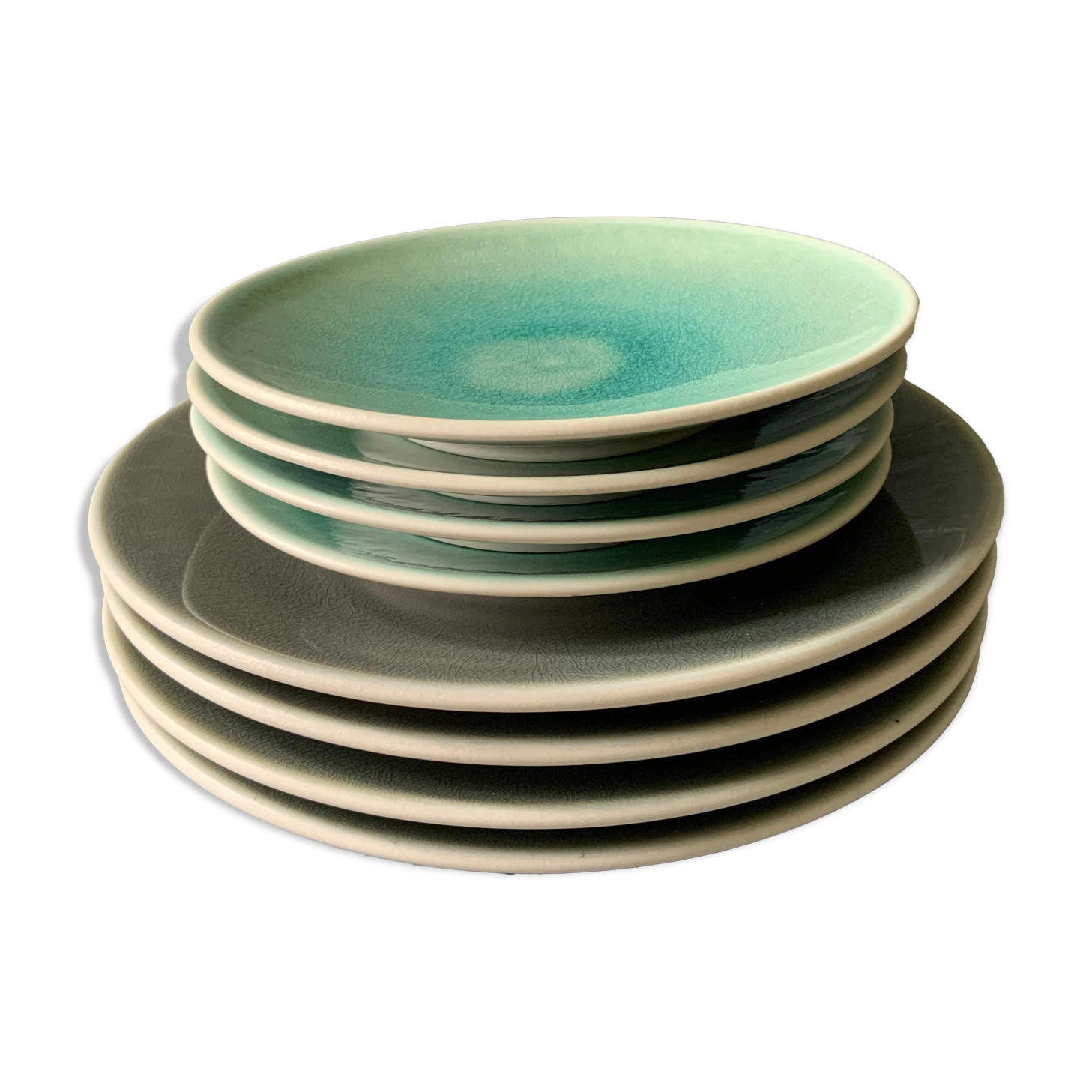 Lot de 8 assiettes Jars Tourron Selency