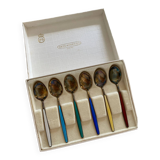 David Andersen 6 silver tea spoons 925