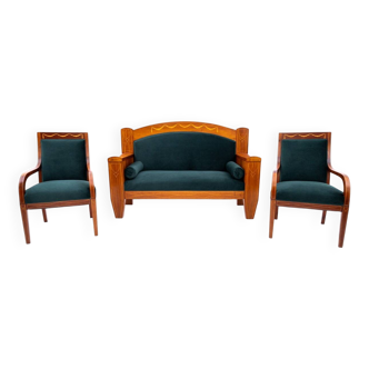 Living room set, Northern Europe, ca. 1890.