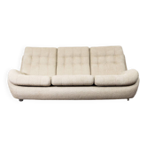Space age 3 seater sofa Atlantis in beige boucle 1970's