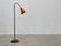 Lampadaire belge laqué rouge