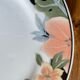 Set of 5 floral plates in vibrant colours, 1980s, vintage