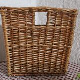 Rectangular wicker basket