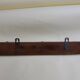 Vintage wall coat rack