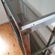 Chrome shelves and smoked glass 70s