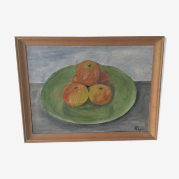 Tableau "Plateau de pommes"