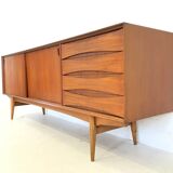 Enfilade teak 1960, 'Paola' by Oswald Vermaercke for V-type