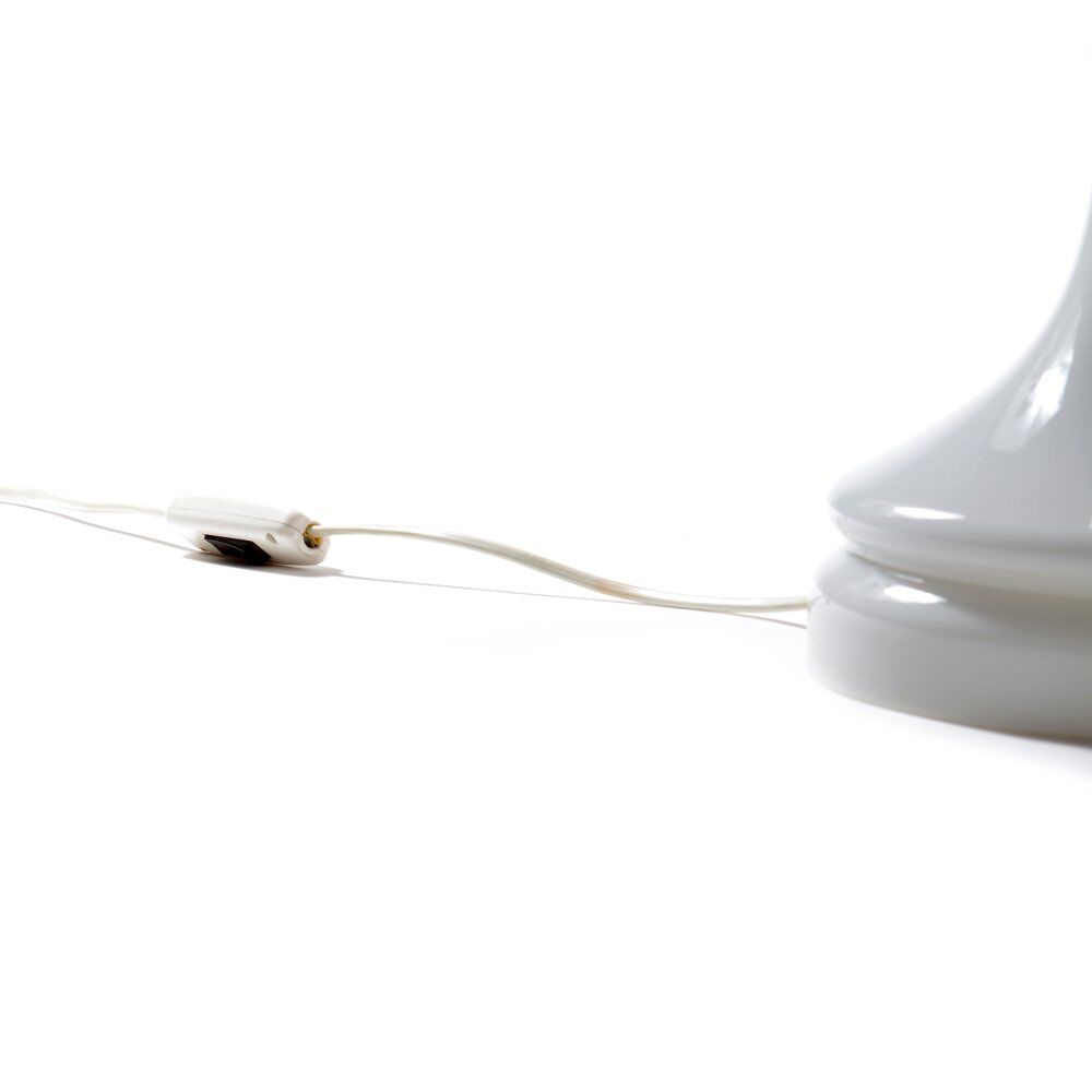 White Opaline Glass Bishop Table Lamp By Ivan Jakes For Sklarny Rapotin 1960s