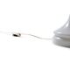 White Opaline Glass Bishop Table Lamp By Ivan Jakes For Sklarny Rapotin 1960s