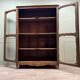 Louis xv style marquetry glass bookcase xix eme century