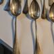 Silver metal cutlery set