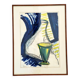 Bernd Zimmer (Born 1948) Gouache on paper - Abstract still life