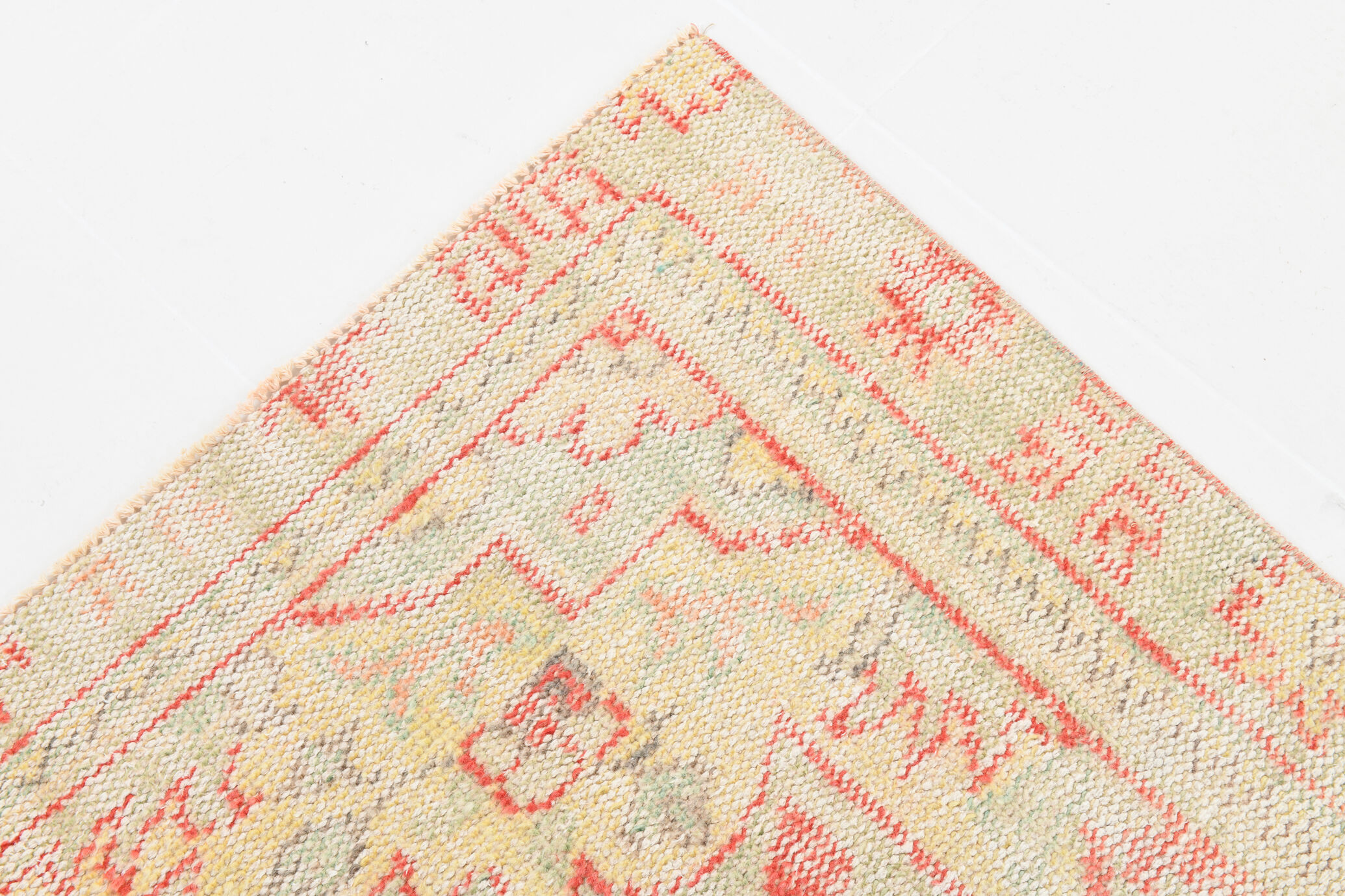5x8 Pale Red & Cream Vintage Area Rug, 153x256Cm