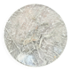 Natural rock crystal plate, anonymous, circa 1970.