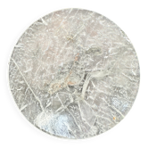 Plat en cristal de roche naturel sculpté anonyme, vers 1970