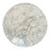 Natural rock crystal plate, anonymous, circa 1970.