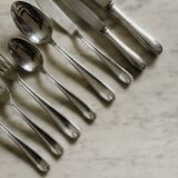 Christofle Marot model cutlery set, small shell