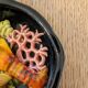Two trompe l'oeil ceramic casseroles
