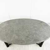 Oval dining table 1970s