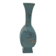 Chinese porcelain vase, cetadon, with gold leaf, Jingdezhen