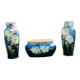 Fireplace set of vases in earthenware Montigny sur Loing