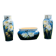 Fireplace set of vases in earthenware Montigny sur Loing