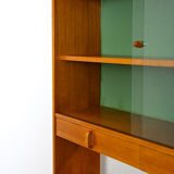 Swedish bookcase with display case
