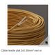 Mini ceramic lamp, braided fabric cable