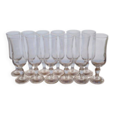 Set of 12 champagne flutes