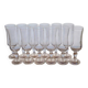 Set of 12 champagne flutes
