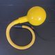 Yellow Hebi lamp by Isao Hosoe for Valenti, vintage pop yellow from the 1970s.