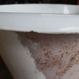 Old cast iron bathtub