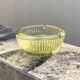 Molded glass ashtray