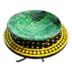 Large green ceramic plate by Tamegroute - 60 cm