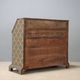 Antique drop-leaf secretary cabinet, neoclassical style, walnut, 20th century.