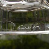 Lot de 6 verres à orangeade en cristal de daum france. modèle sorcy gravé.