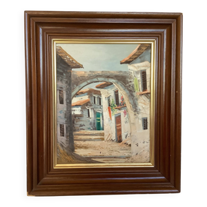 Tableau ruelles de village