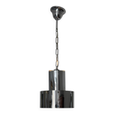 Lustre métal chromé design italien années 70