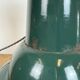 Industrial French Petrol Enamel Pendant Lamp from Sammode, 1950s