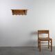 Mid-Century Belgian Oak Wall-Mounted Coat Rack in Bruegel Style