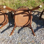 4 fauteuils Baumann en bois courbé
